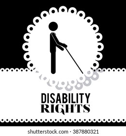 disability rights design, vector illustration eps10 graphic 