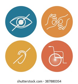 disability rights design, vector illustration eps10 graphic 