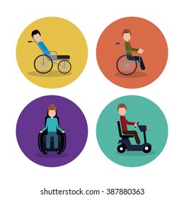 disability rights design, vector illustration eps10 graphic 