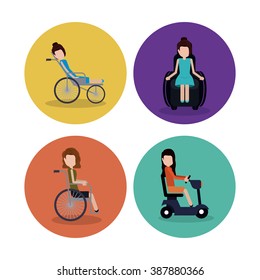 disability rights design, vector illustration eps10 graphic 