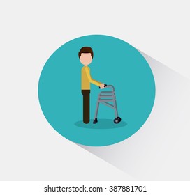 disability rights design, vector illustration eps10 graphic 