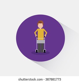 disability rights design, vector illustration eps10 graphic 