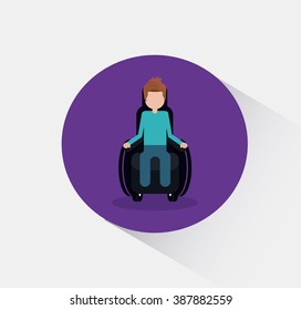 disability rights design, vector illustration eps10 graphic 