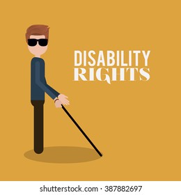 disability rights design, vector illustration eps10 graphic 