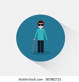 disability rights design, vector illustration eps10 graphic 