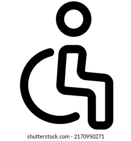 Disability section for a physically challenged people