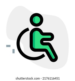 Disability section for the physically challenged people at a mall