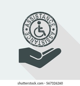 Disability support services - Minimal icon