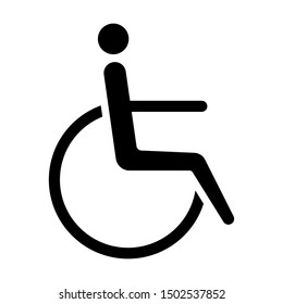 disability wheelchair accessibility icon vector