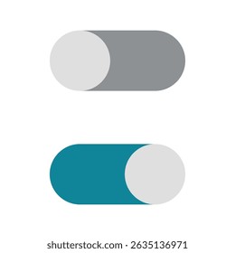 disable enable on off button vector illustration design