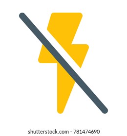 disable flash icon