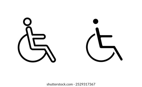 Disable icon concept. Stock vector