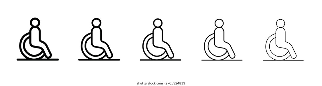 Symboldesign, Logo, App, Benutzeroberfläche deaktivieren. Vektorgrafik, EPS