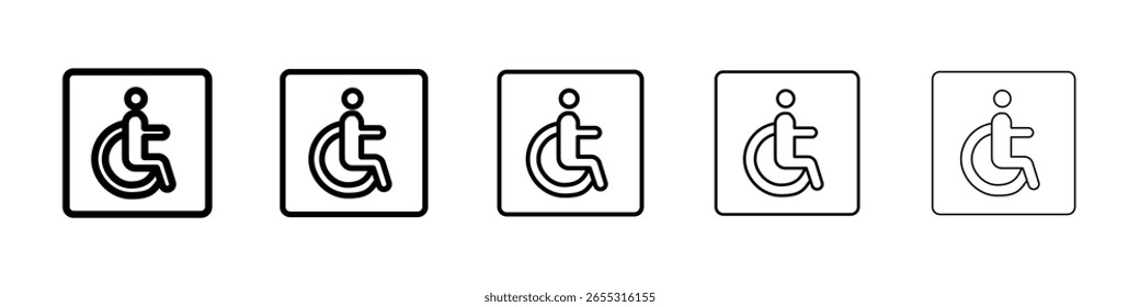 Icon gefüllte flache Schild Konzept für Web-Design zu deaktivieren.