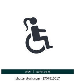 Deshabilitar icono símbolo diseño elemento vectorial logo de plantilla 10 