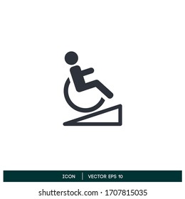 Disable icon symbol design element vector logo template eps 10 