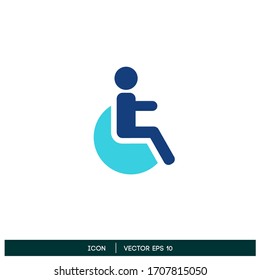 Disable Icon Symbol Design Element Vector Logo Template Eps 10 