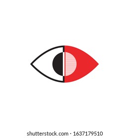 Disable icon and symbol logo template vector