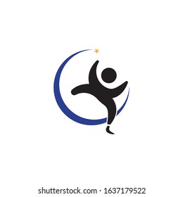 Disable icon and symbol logo template vector
