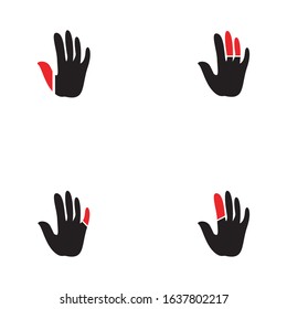 Disable icon and symbol logo template vector