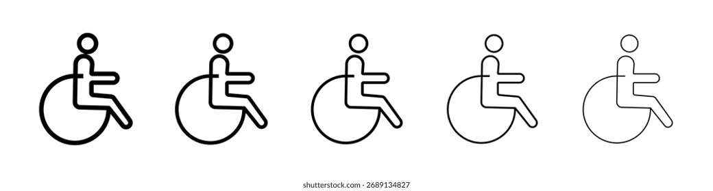 Disable icon Vector Art Illustration