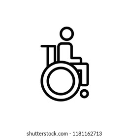 disable icon vector design eps 10