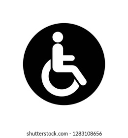 disable icon vector symbol