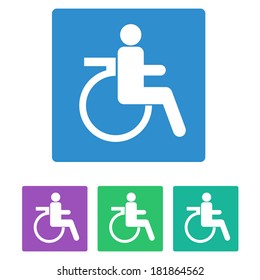Disable icons. Set of four