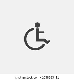 disable parking vector icon