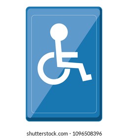 Disable Parking Zone Sign design