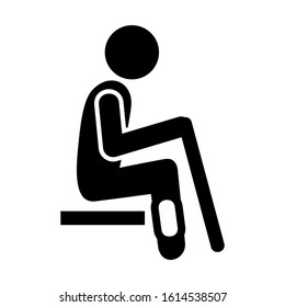 disable people icon isolated sign symbol vector illustration - high quality black style vector icons
