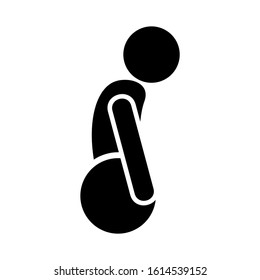 disable people icon isolated sign symbol vector illustration - high quality black style vector icons
