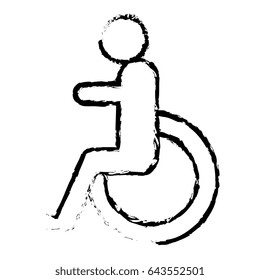 disable person sign icon