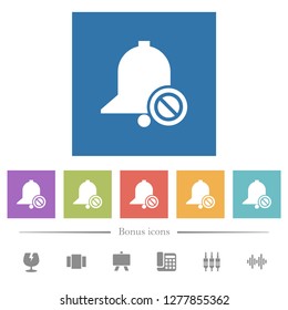 Disable reminder flat white icons in square backgrounds. 6 bonus icons included.