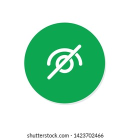 disable view button icon vector design