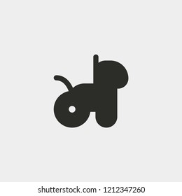 Disabled animal icon isolated on background. Pet symbol modern, simple, vector, icon for website design, mobile app, ui. Vector Illustration