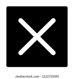 Disabled by default icon isolated vector illustration on white background. High quality black style vector icons