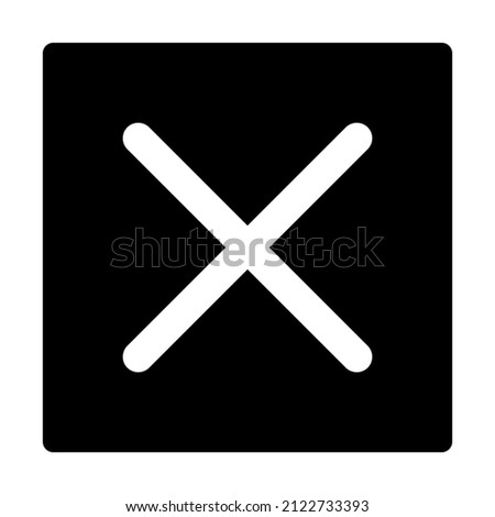 Disabled by default icon isolated vector illustration on white background. High quality black style vector icons