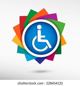 Disabled Handicap icon. 