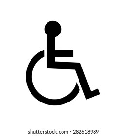 Значок инвалидов гандикап