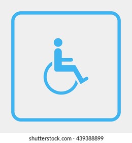 Disabled handicap icon.