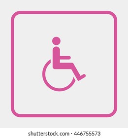 Disabled handicap icon.
