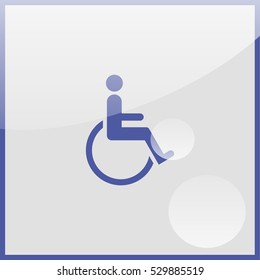 Disabled handicap icon.