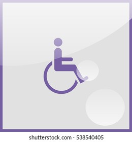 Disabled handicap icon.