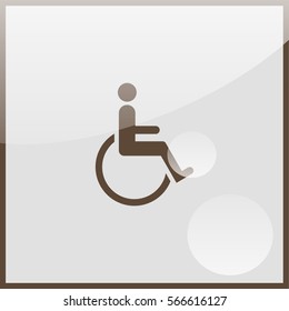 Disabled handicap icon.