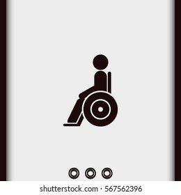 Disabled handicap icon.