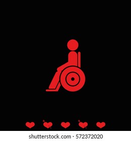 Disabled handicap icon.