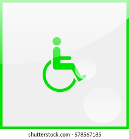 Disabled handicap icon.