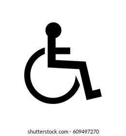 Disabled Handicap Icon.