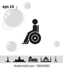 Disabled handicap icon.